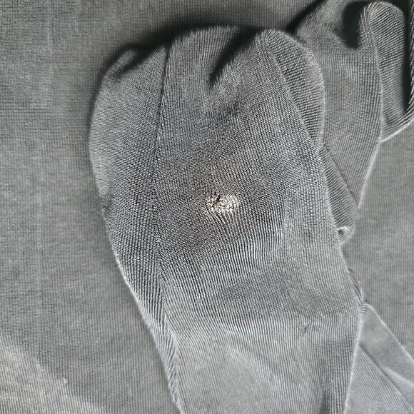 Vintage Chicos Travelers 90s Boho Patchwork Velvet Accent Blouse Size 2 - Picture 11 of 12